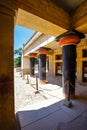 Scenic ruins of the Minoan Palace of Knossos Royalty Free Stock Photo