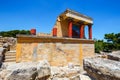 Scenic ruins of the Minoan Palace of Knossos Royalty Free Stock Photo