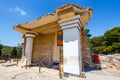 Scenic ruins of the Minoan Palace of Knossos Royalty Free Stock Photo