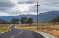 Scenic Rural road, NSW, Australia Royalty Free Stock Photo