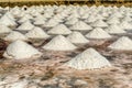 The salt flats of Trapani, Sicily, Italy Royalty Free Stock Photo