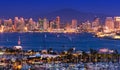 Scenic San Diego Panorama Royalty Free Stock Photo