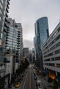 Scenic San Francisco downtown vista at dusk Royalty Free Stock Photo