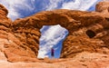 Scenic Sandstone Formations of Arches National Park, Utah, USA Royalty Free Stock Photo