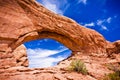 Scenic Sandstone Formations of Arches National Park, Utah, USA Royalty Free Stock Photo