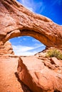 Scenic Sandstone Formations of Arches National Park, Utah, USA Royalty Free Stock Photo