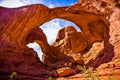 Scenic Sandstone Formations of Arches National Park, Utah, USA Royalty Free Stock Photo