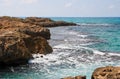 Scenic sea coast rocky landscape Royalty Free Stock Photo