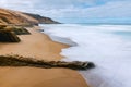 Scenic seascape. Rocky cliffs and Pacific Ocean, California Coast Royalty Free Stock Photo