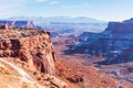 Scenic Shafer Canyon overlook Royalty Free Stock Photo