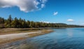 Scenic Shore on Pacific Ocean West Coast.