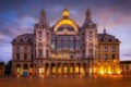 Scenic shot of the Antwerpen-Centraal railway station in Belgium during nighttime