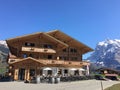 Scenic shot of the Aspen Alpine Lifestyle Hotel in Grindelwald, Switzerland