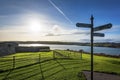 Scenic shot of the Charles Fort Forthill located in County Cork, Ireland Royalty Free Stock Photo