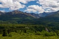 Scenic shot of the Chugach Mountain range in Valdez, Alaska Royalty Free Stock Photo