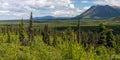 Scenic shot of the Chugach Mountain range in Valdez, Alaska Royalty Free Stock Photo