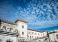 Scenic shot of the exterior of the Church of Our Lady of Grace during the day in Lisbon, Portugal