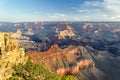 Scenic shot of the Grand Canyon at sunrise