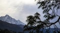 Scenic shot of the Himalayas