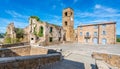 Scenic sight in Celleno, province of Viterbo, Lazio, central Italy. Royalty Free Stock Photo