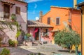 Scenic sight in Celleno, province of Viterbo, Lazio, central Italy. Royalty Free Stock Photo