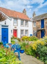 Scenic sight in Crail, small fishermen village in Fife, Scotland.