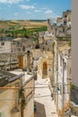 Scenic sight in Gravina in Puglia on a sunny summer day, province of Bari, Puglia Apulia, southern Italy. Royalty Free Stock Photo