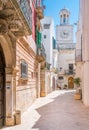 Scenic sight in Locorotondo, Bari Province, Apulia, southern Italy. Royalty Free Stock Photo