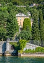 Scenic sight in Moltrasio, on Lake Como, Lombardy, Italy.