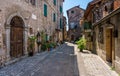 Olevano Romano, ancient village in the province of Rome, Lazio, central Italy.