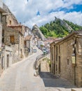 Scenic sight in Pietrapertosa, small village on the Lucanian Dolomites, province of Potenza, Basilicata, Italy.
