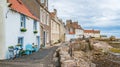 Scenic sight in Pittenweem, in Fife, on the east coast of Scotland. Royalty Free Stock Photo