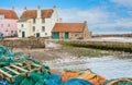 Scenic sight in Pittenweem, in Fife, on the east coast of Scotland. Royalty Free Stock Photo