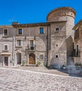 Scenic sight in Villalago, province of L`Aquila in the Abruzzo region of Italy.