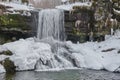 Scenic Skok waterfall near village Senokos on Balkan mountains, Serbia Royalty Free Stock Photo