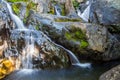 Scenic small waterfall at north in Thailand