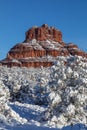 Scenic Landscape Sedona Arizona in Winter Royalty Free Stock Photo