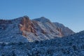 Sedona Arizona Snow Covered Winter Landscape Royalty Free Stock Photo