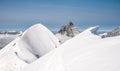 Scenic snowcapped Breithorn mountain Royalty Free Stock Photo