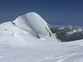 Scenic snowcapped Breithorn mountain Royalty Free Stock Photo