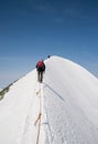 Scenic snowcapped Breithorn mountain Royalty Free Stock Photo