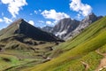 Scenic Sonamarg Hill Trek on a sunny day, Jammu and Kashmir, India Royalty Free Stock Photo