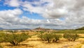 Scenic spanish rural landcape village