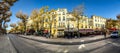 scenic street cours mirabeau in morning light