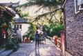 Street in the moening of Lijiang,China