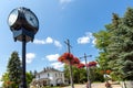 Scenic streets of Kleinburg, an unincorporated village in the city of Vaughan, Ontario, Canada