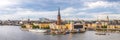 Ppanorama of the Old Town (Gamla Stan) in Stockholm, Sweden