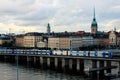 Scenic Summer Aerial View Of Old Town In Stockholm, Sweden Royalty Free Stock Photo