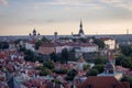 24-27.08.2016 Scenic summer beautiful aerial skyline panorama of the Old Town in Tallinn, Estonia