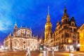 Old Town architecture in Dresden, Germany Royalty Free Stock Photo